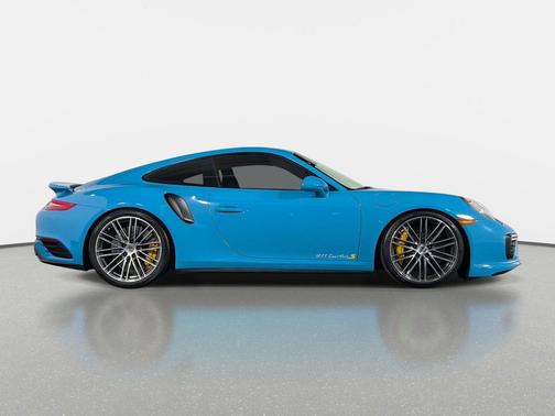 Miami Blue 2017 Porsche 911 Turbo S