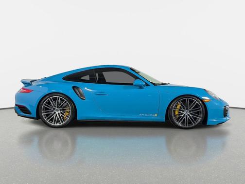 Miami Blue 2017 Porsche 911 Turbo S