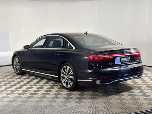 Mythos Black Metallic 2023 Audi A8 L 55 TFSI quattro Tiptronic