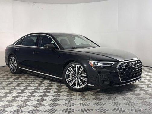 Mythos Black Metallic 2023 Audi A8 L 55 TFSI quattro Tiptronic