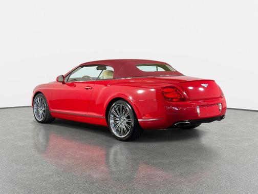 Red 2010 Bentley Continental GTC Speed