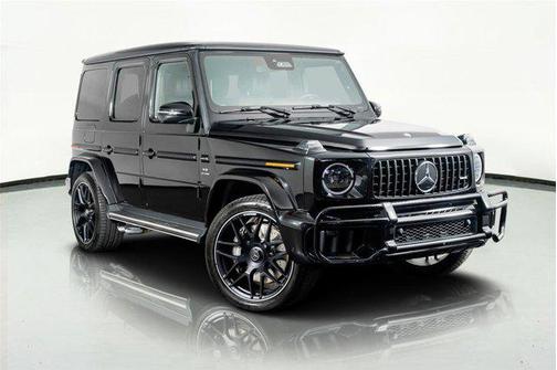 Obsidian Black Metallic 2025 Mercedes-Benz AMG G 63 G 63 AMG