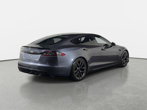 Gray 2021 Tesla Model S Plaid