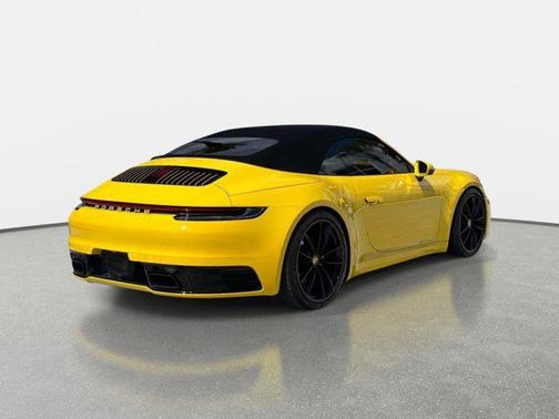 Racing Yellow 2022 Porsche 911 Carrera