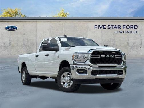 Bright White Clearcoat 2023 RAM 3500 Tradesman Crew Cab 4x4 8' Box