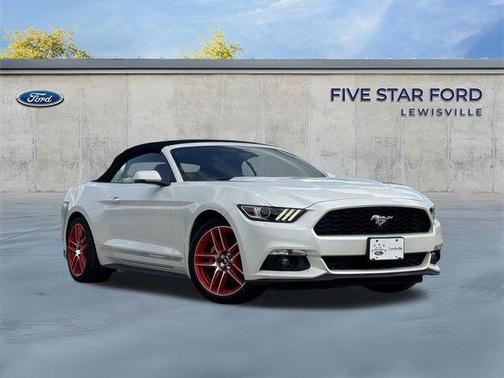 WHITE PLATINUM 2017 Ford Mustang EcoBoost Premium