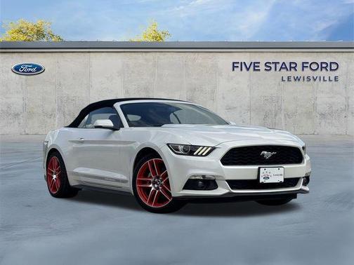 WHITE PLATINUM 2017 Ford Mustang EcoBoost Premium