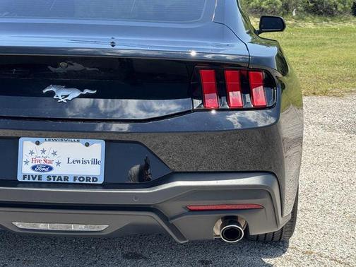 SHADOW BLACK 2025 Ford Mustang EcoBoost