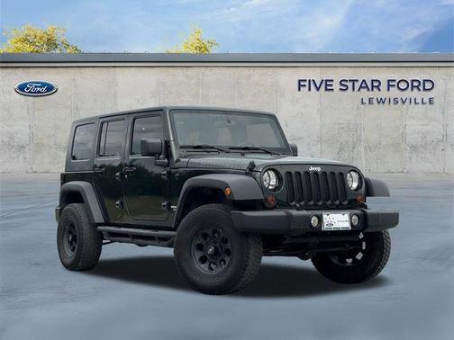 Natural Green PC/Black Hard Top 2010 Jeep Wrangler Unlimited Rubicon