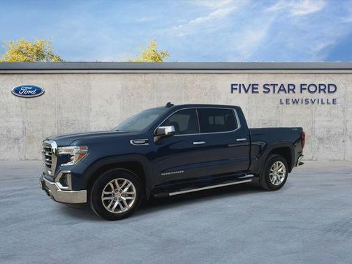 Pacific Blue Metallic 2021 GMC Sierra 1500 SLT