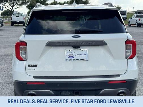 STAR WHITE MET TRI-COAT 2022 Ford Explorer XLT