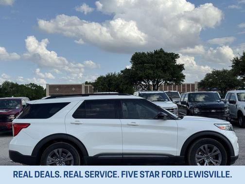 STAR WHITE MET TRI-COAT 2022 Ford Explorer XLT