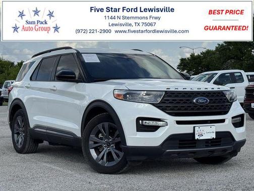 STAR WHITE MET TRI-COAT 2022 Ford Explorer XLT