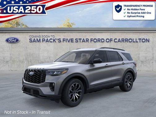 Carbonized Gray Metallic 2026 Ford Explorer ST-Line