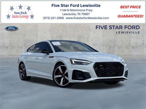 Glacier White Metallic 2023 Audi A5 Sportback 45 S Line Prestige