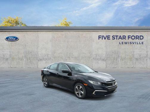 Crystal Black Pearl 2020 Honda Civic LX