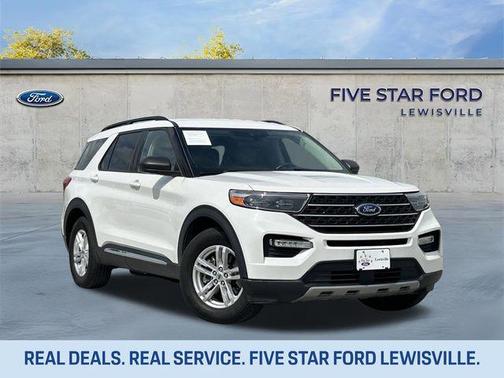 STAR WHITE MET TRI-COAT 2022 Ford Explorer XLT
