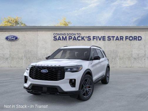 SPACE WHITE METALLIC 2026 Ford Explorer ST-Line