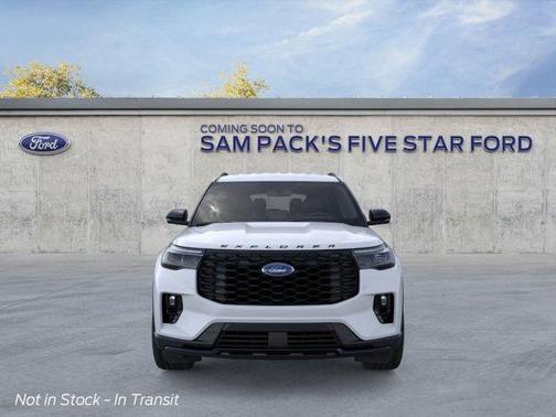 SPACE WHITE METALLIC 2026 Ford Explorer ST-Line