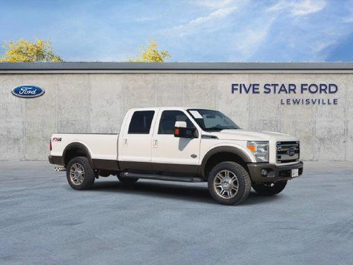 White Platinum Metallic Tri-Coat 2016 Ford F-350 Lariat
