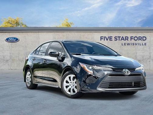 Midnight Black Metallic 2025 Toyota Corolla LE