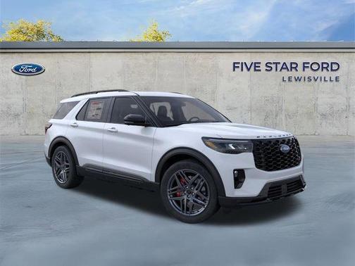 SPACE WHITE METALLIC 2026 Ford Explorer ST
