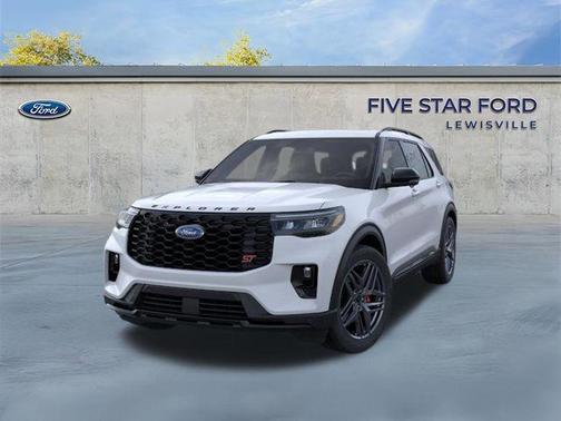 SPACE WHITE METALLIC 2026 Ford Explorer ST