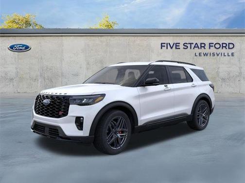 Star White Metallic Tri-Coat 2026 Ford Explorer ST