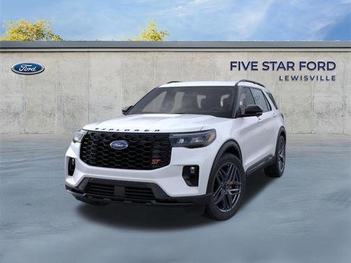 Star White Metallic Tri-Coat 2026 Ford Explorer ST