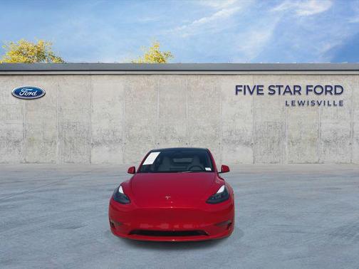 Red Multi-Coat 2023 Tesla Model Y Long Range Dual Motor All-Wheel Drive