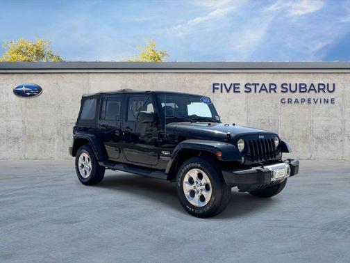 Black Clearcoat 2014 Jeep Wrangler Unlimited Sahara