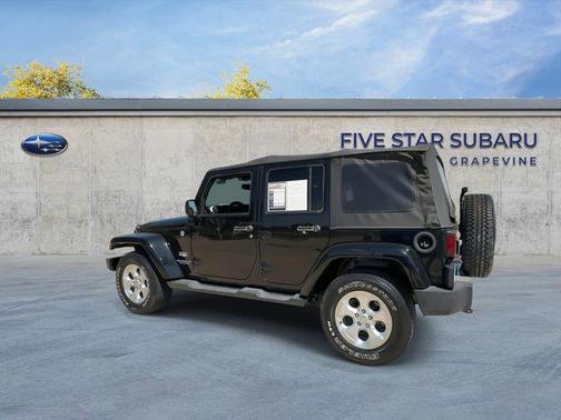 Black Clearcoat 2014 Jeep Wrangler Unlimited Sahara