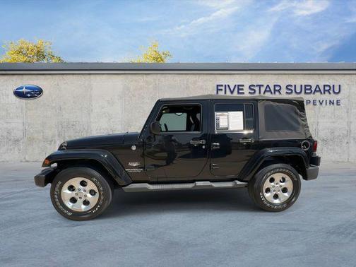 Black Clearcoat 2014 Jeep Wrangler Unlimited Sahara