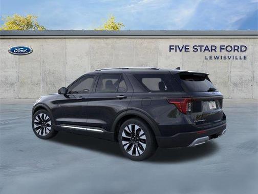 Agate Black Metallic 2026 Ford Explorer Platinum