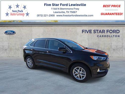 AGATE BLACK METALLIC 2022 Ford Edge SEL
