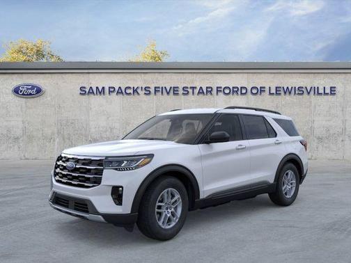 SPACE WHITE METALLIC 2026 Ford Explorer Active