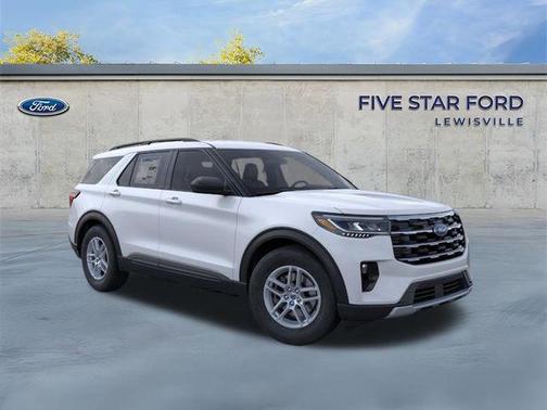SPACE WHITE METALLIC 2026 Ford Explorer Active
