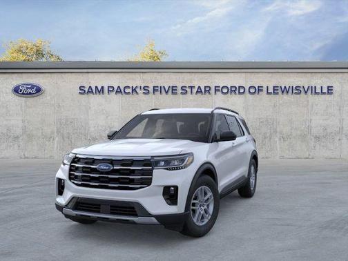 SPACE WHITE METALLIC 2026 Ford Explorer Active