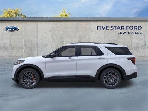 SPACE WHITE METALLIC 2026 Ford Explorer ST-Line