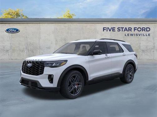 SPACE WHITE METALLIC 2026 Ford Explorer ST-Line