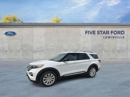 Star White Metallic Tri-Coat 2020 Ford Explorer Limited