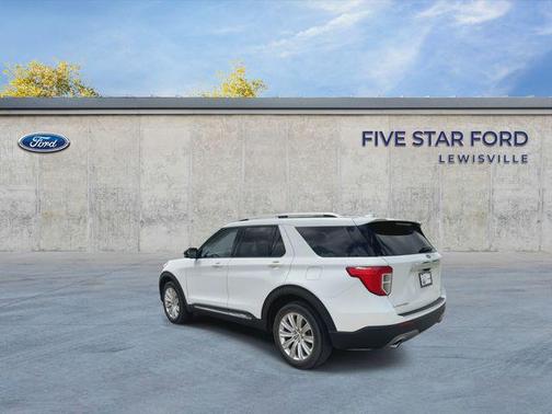 Star White Metallic Tri-Coat 2020 Ford Explorer Limited