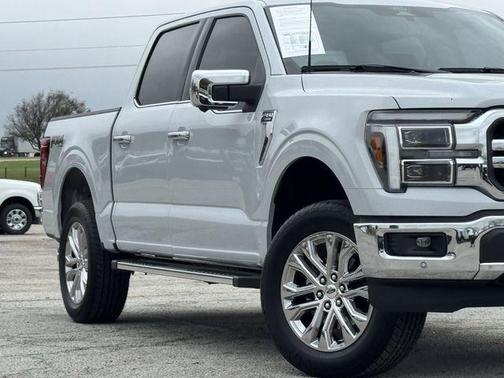 SPACE WHITE METALLIC 2025 Ford F-150 Lariat