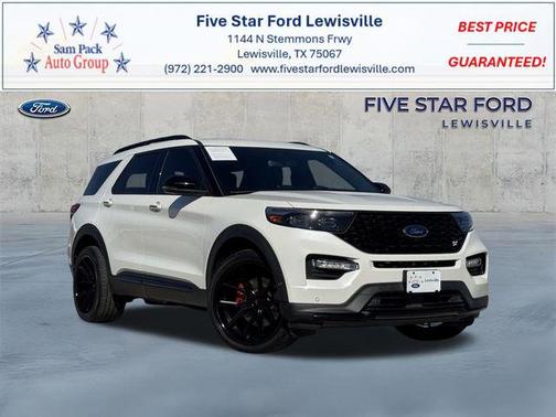 STAR WHITE MET TRI-COAT 2023 Ford Explorer ST
