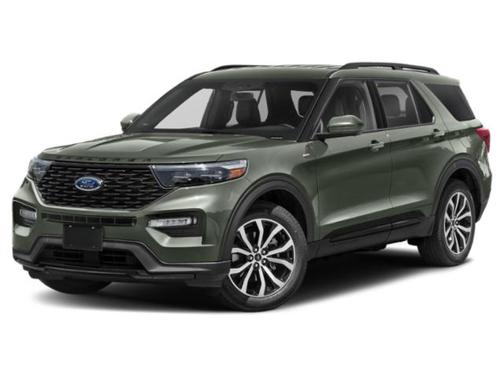 FORGED GREEN METALLIC 2023 Ford Explorer ST-Line