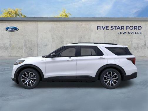 STAR WHITE MET TRI-COAT 2026 Ford Explorer ST-Line
