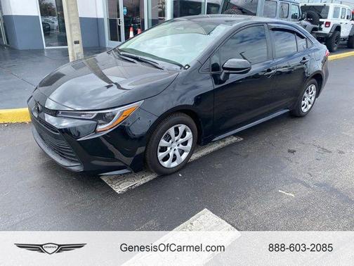 Midnight Black Metallic 2025 Toyota Corolla LE