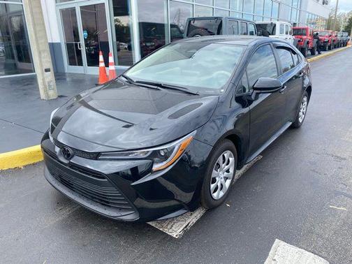 Midnight Black Metallic 2025 Toyota Corolla LE