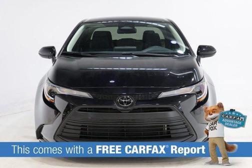 Midnight Black Metallic 2025 Toyota Corolla LE