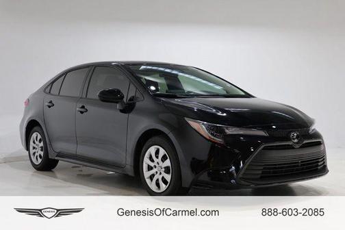 Midnight Black Metallic 2025 Toyota Corolla LE